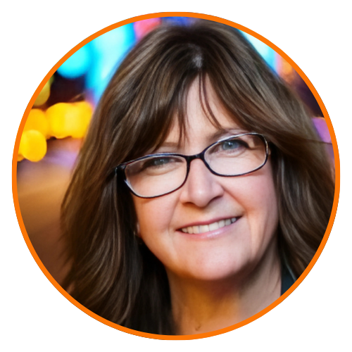 Linda Profile Pic Orange Linda Profile Pic Orange